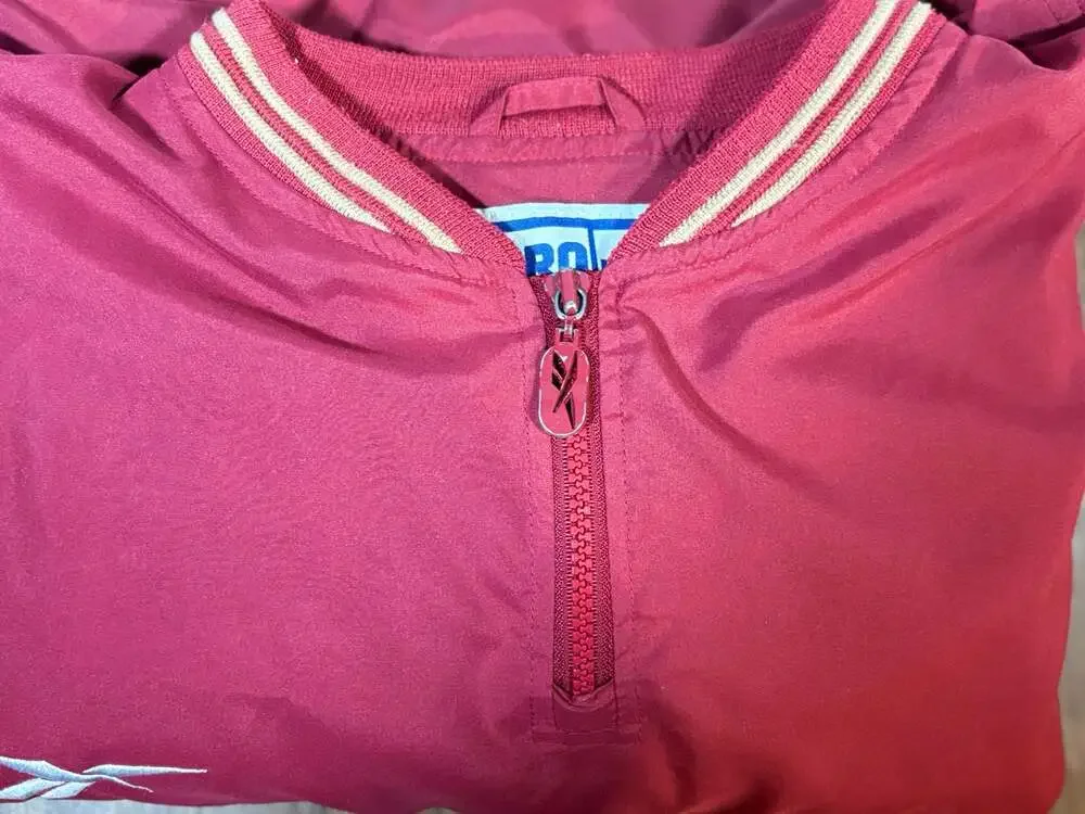 Vintage 90s Reebok San Francisco 49ers Half-Zip Pullover Windbreaker Jacket